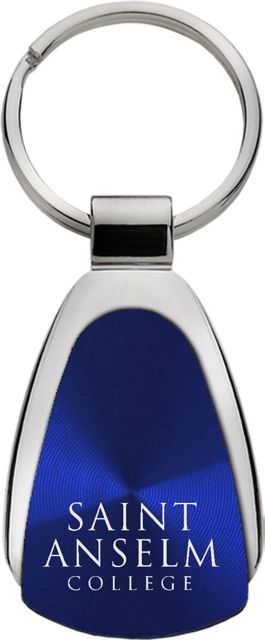 Saint Anselm College Teardrop Keychain