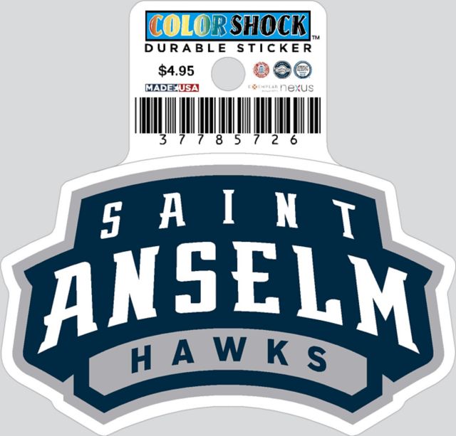 Saint Anselm College Hawks Durable Sticker