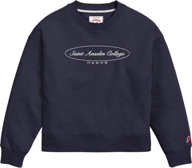 Saint Anselm College Hawks Women's Boxy Crewneck Sweatshirt