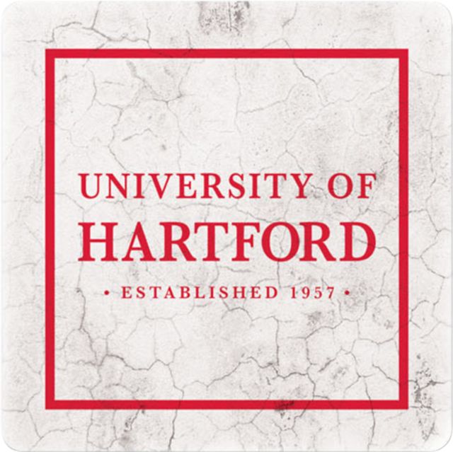 University of Hartford 4'' x 4'' Coaster