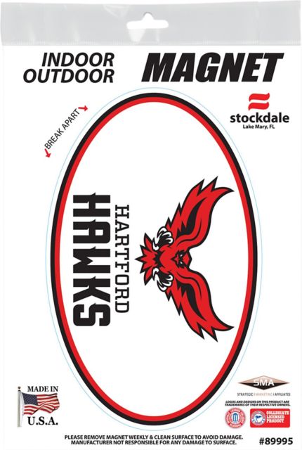 University of Hartford Hawks 3.5 x 5 Oval Magnet