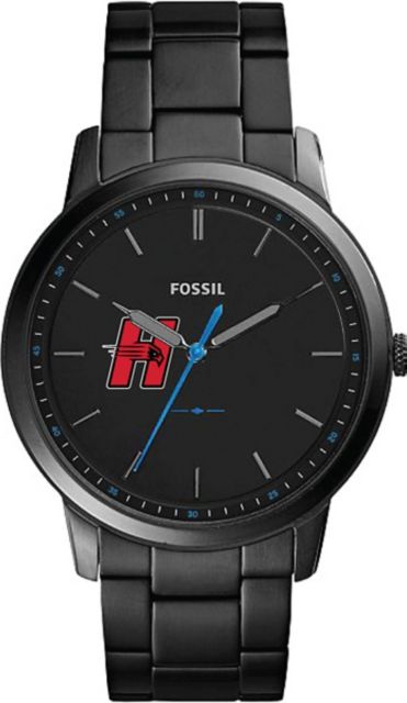 Fossil The Minimalist Slim Three-Hand Black Stainless Steel Watch - ONLINE ONLY