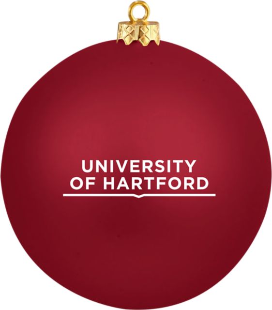 University of Hartford Shatterproof Round Ornament