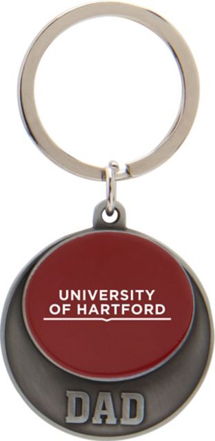 University of Hartford Dad Keychain