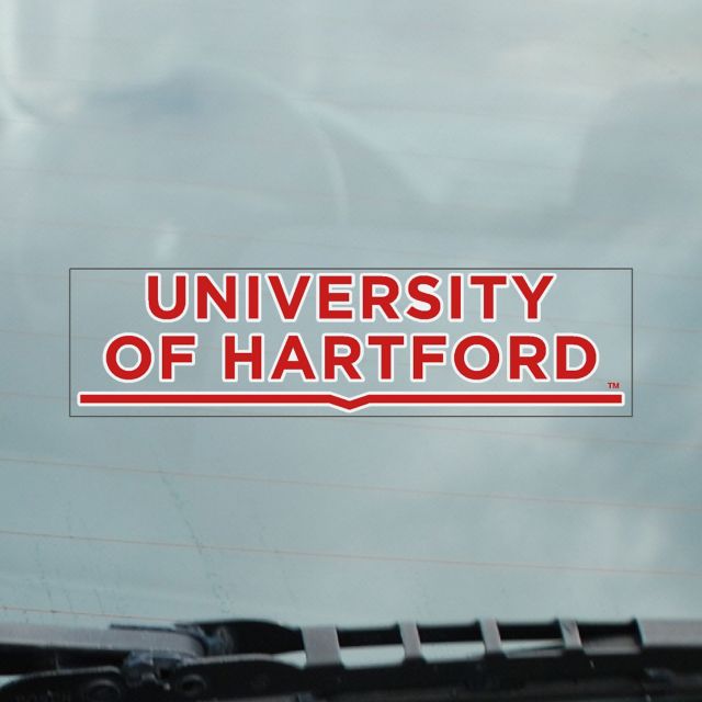 University of Hartford Cling Decal