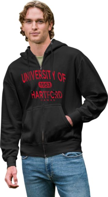 University of Hartford Hawks Full Zip Hood