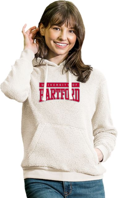 University of Hartford Women's Sherpa Hooded Sweatshirt