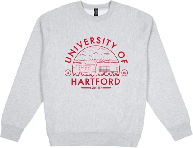 University of Hartford Premium Heavyweight Pullover Fleece Crewneck - ONLINE ONLY