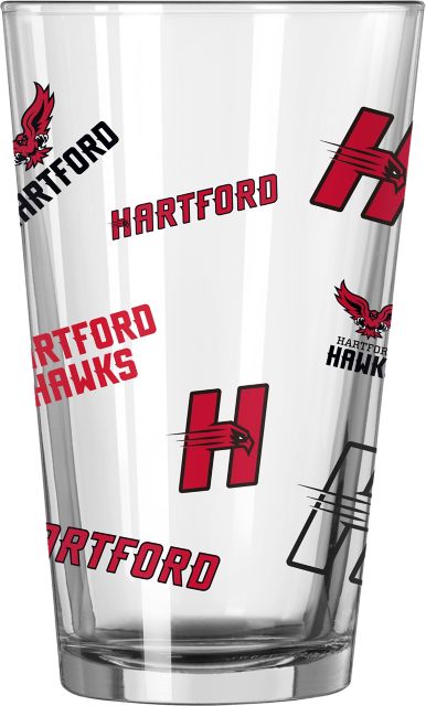 University of Hartford 16 oz. Pint Glass