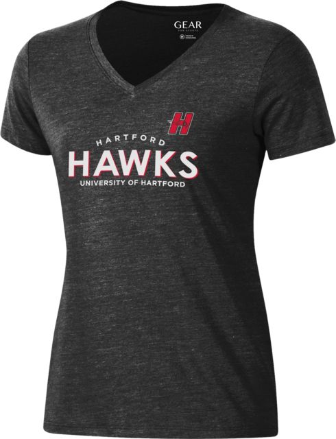 University of Hartford Women's Hawks V-Neck Short Sleeve T-Shirt