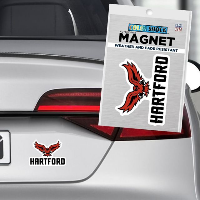 University of Hartford Hawks 4" x 4" Magnet