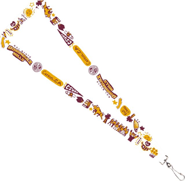 California State University at Dominguez Hills Julia Gash 3-4'' Satin Lanyard
