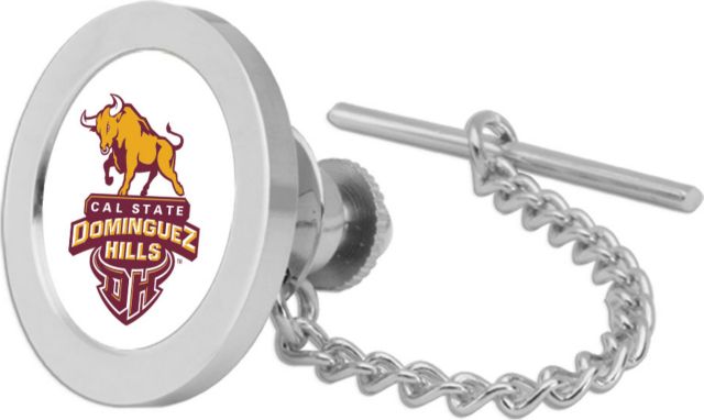 CSI Silver Tie Tack/Lapel Pin Gift Boxed With Colored Medallion - ONLINE ONLY