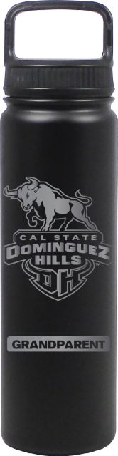 24 oz Matte Black Stainless Steel Water Bottle Grandparent