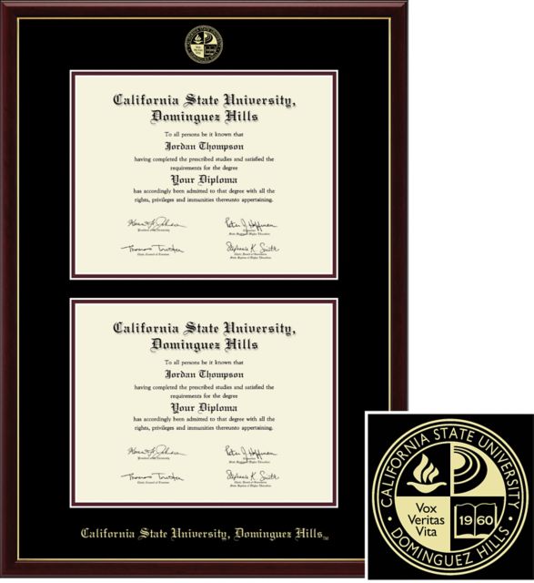 Church Hill Classics Double Document, 8.5x11, Bachelors, Masters, Diploma Frame - ONLINE ONLY
