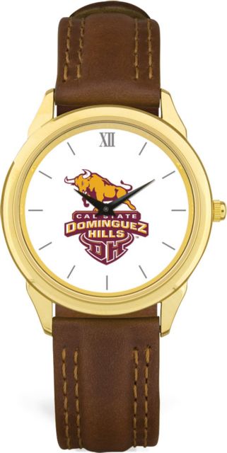 CSI Brownleather Wristwatch With  Colored Medallion - ONLINE ONLY