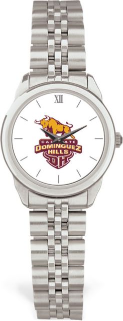 CSI Women's Silver Rolled Link Watch (Gift Boxed)  With Colored Medallion - ONLINE ONLY
