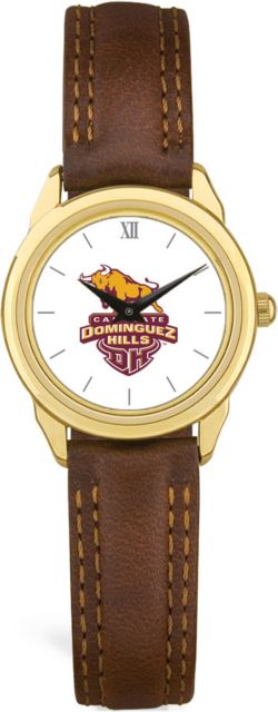 CSI Withomens Browithn Leather Withatch With Colored Medallion - ONLINE ONLY