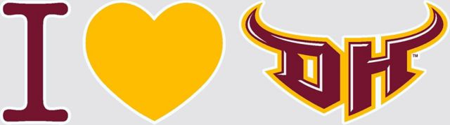 California State University at Dominguez Hills I Heart' Decal