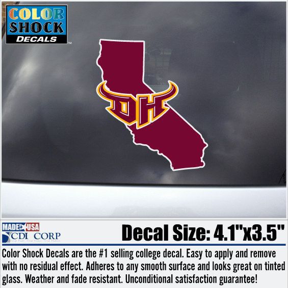 California State University at Dominguez Hills Toros State Decal