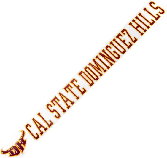 Cal State Dominguez Hills Strip Decal