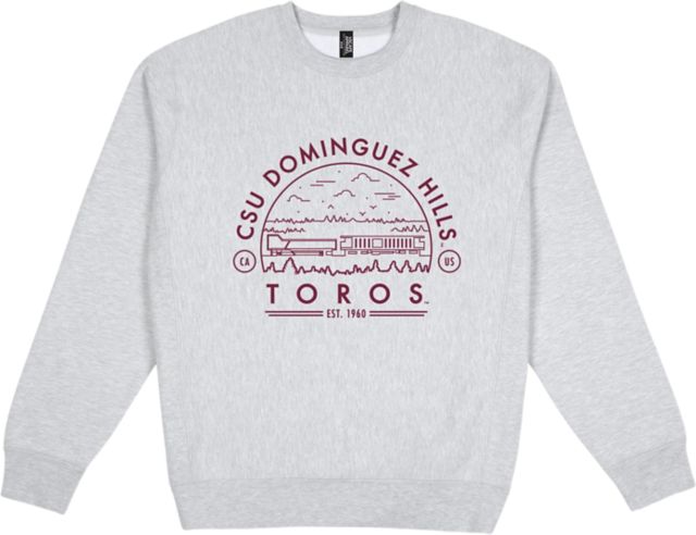 California State University at Dominguez Hills Premium Heavyweight Pullover Fleece Crewneck - ONLINE ONLY