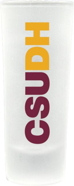 California State University at Dominguez Hills Frosted Collector's Glass
