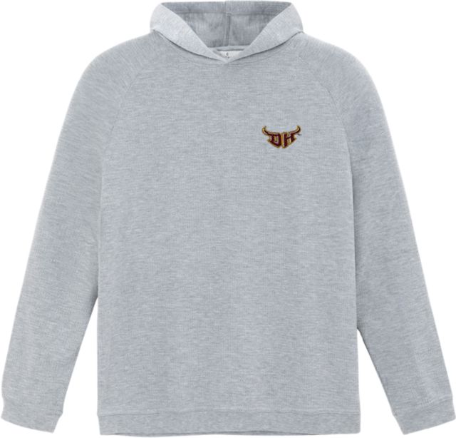 California State University at Dominguez Hills Waffle Hooded Long Sleeve T-Shirt