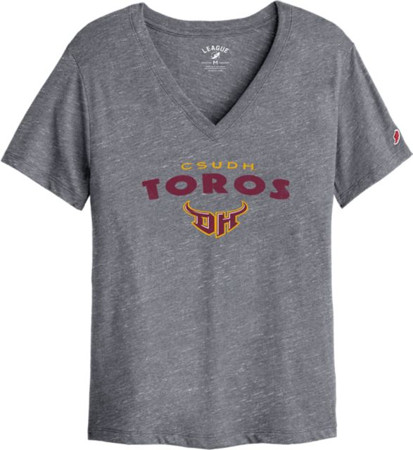 California State University at Dominguez Hills Toros Women's V-Neck Short Sleeve T-Shirt