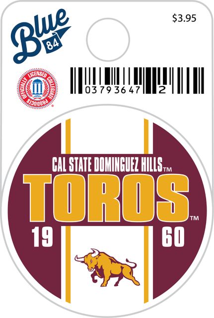 California State University at Dominguez Hills Toros Mini Sticker