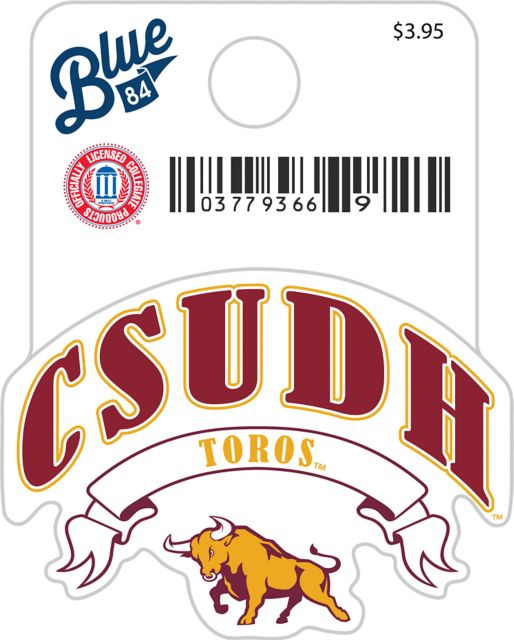 California State University at Dominguez Hills Toros Mini Sticker