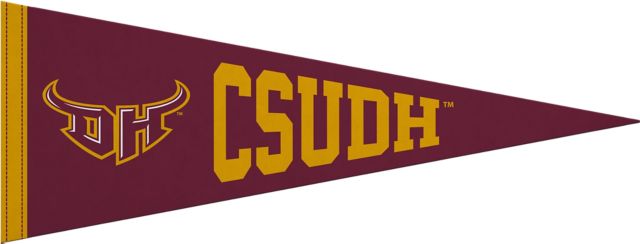 California State University at Dominguez Hills 9"X24" Full Color Pennant
