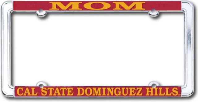 California State University at Dominguez Hills Mom Chrome License Plate Frame