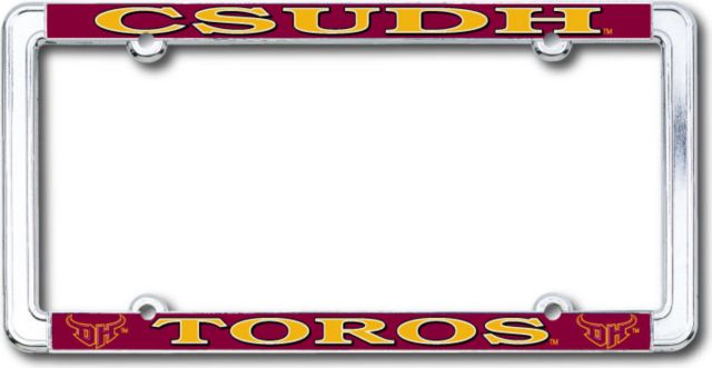 California State University at Dominguez Hills Toros Thin Dome License Plate Frame