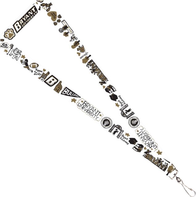 Bryant University Julia Gash 3-4'' Satin Lanyard