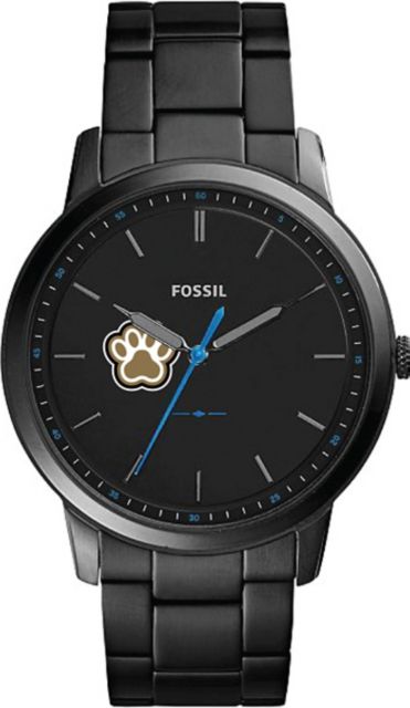 Fossil The Minimalist Slim Three-Hand Black Stainless Steel Watch - ONLINE ONLY