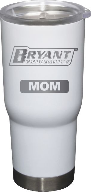 22 oz White Stainless Steel Tumbler Mom
