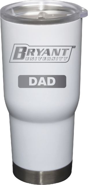 22 oz White Stainless Steel Tumbler Dad