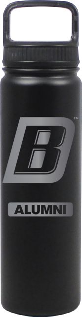 24 oz Matte Black Stainless Steel Water Bottle Alumni