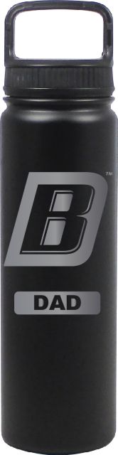 24 oz Matte Black Stainless Steel Water Bottle Dad