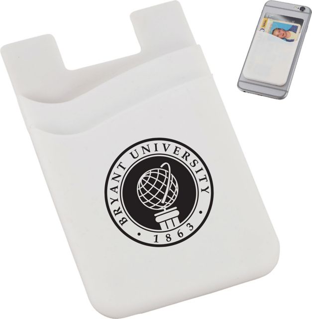 Bryant University Silicone Card Wallet