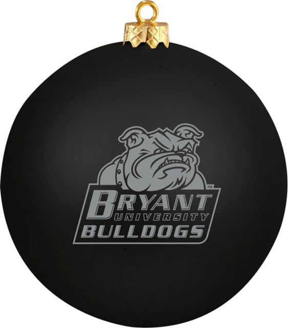 Bryant University Bulldogs Round Shatterproof Ornament