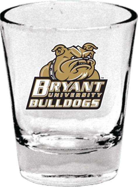 Bryant University Bulldogs 1.5 Bulldogs Collector's Glass