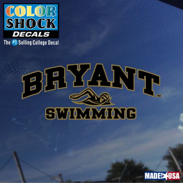 Bryant University Swimming Decal