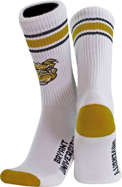 Bryant University Bulldogs Crew Socks