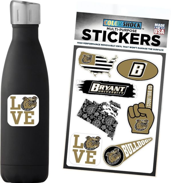 Bryant University Sticker Sheet