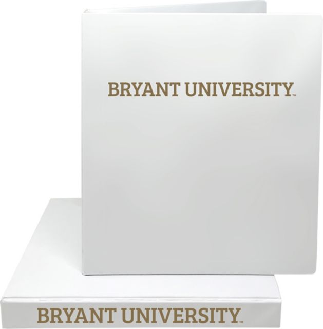 Bryant University 1'' Vinyl Binder