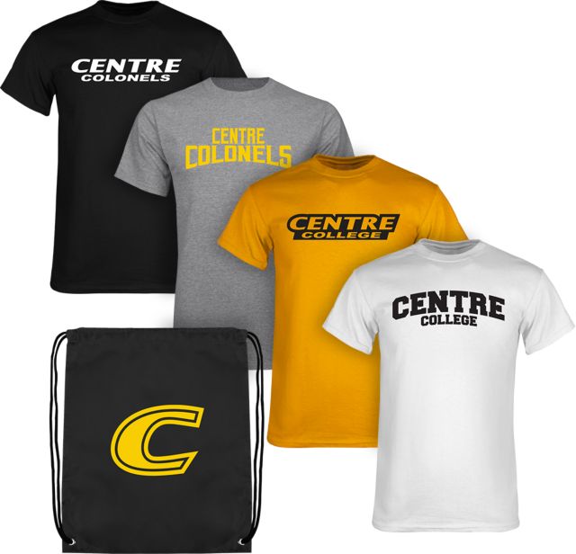Centre College Short Sleeve T-Shirts Color Out Pack