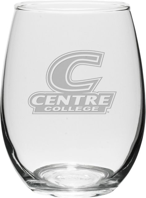 Centre College 15 oz. Stemless Wine Glass