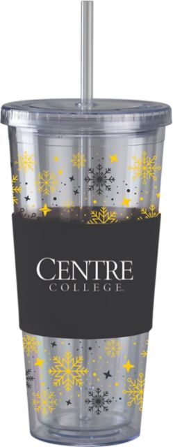 Centre College Straw Snowflake Tumbler